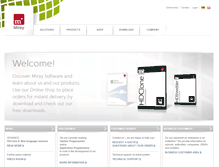 Tablet Screenshot of miray-software.com